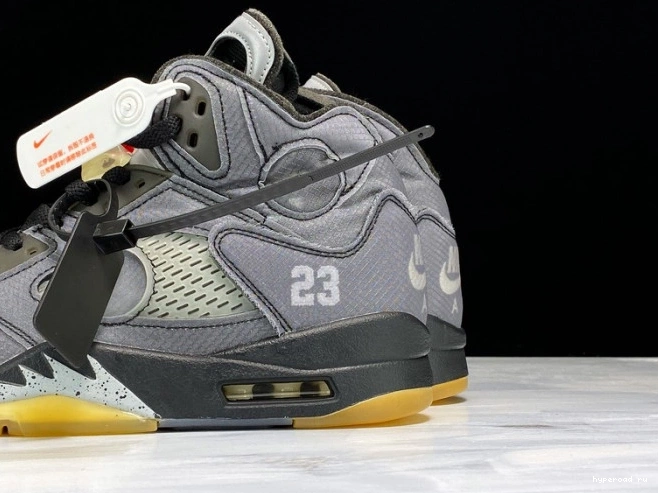 x CT8480-001 Air Black Jordan 5 Off-White 0731